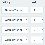 Editor Building Grade Schedules
